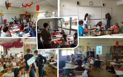 Cours d’anglais au collège