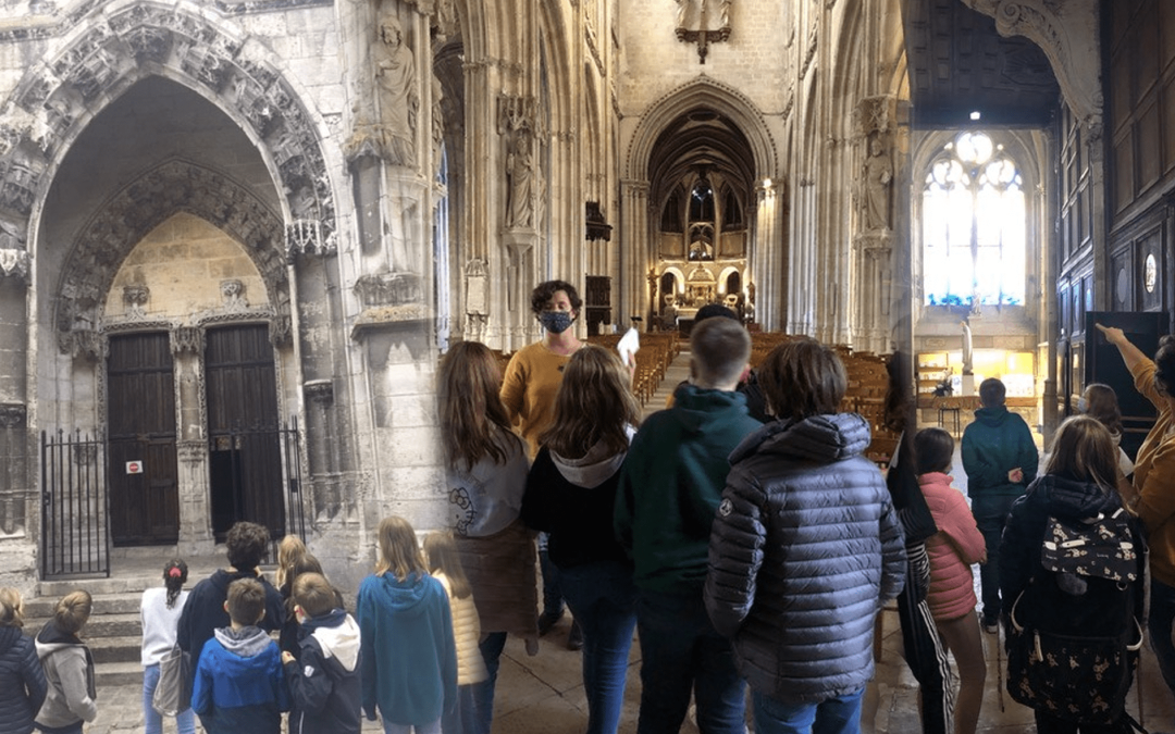 Visite de la collégiale de Vernon