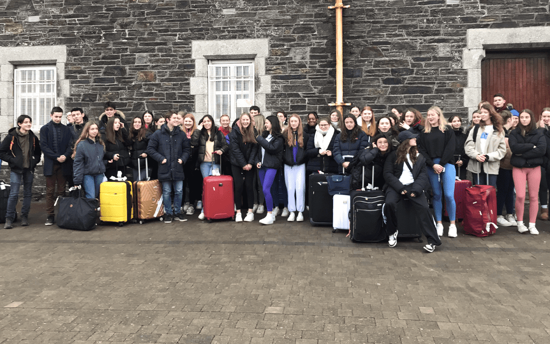 La classe de seconde section EURO, en voyage scolaire en Irlande !