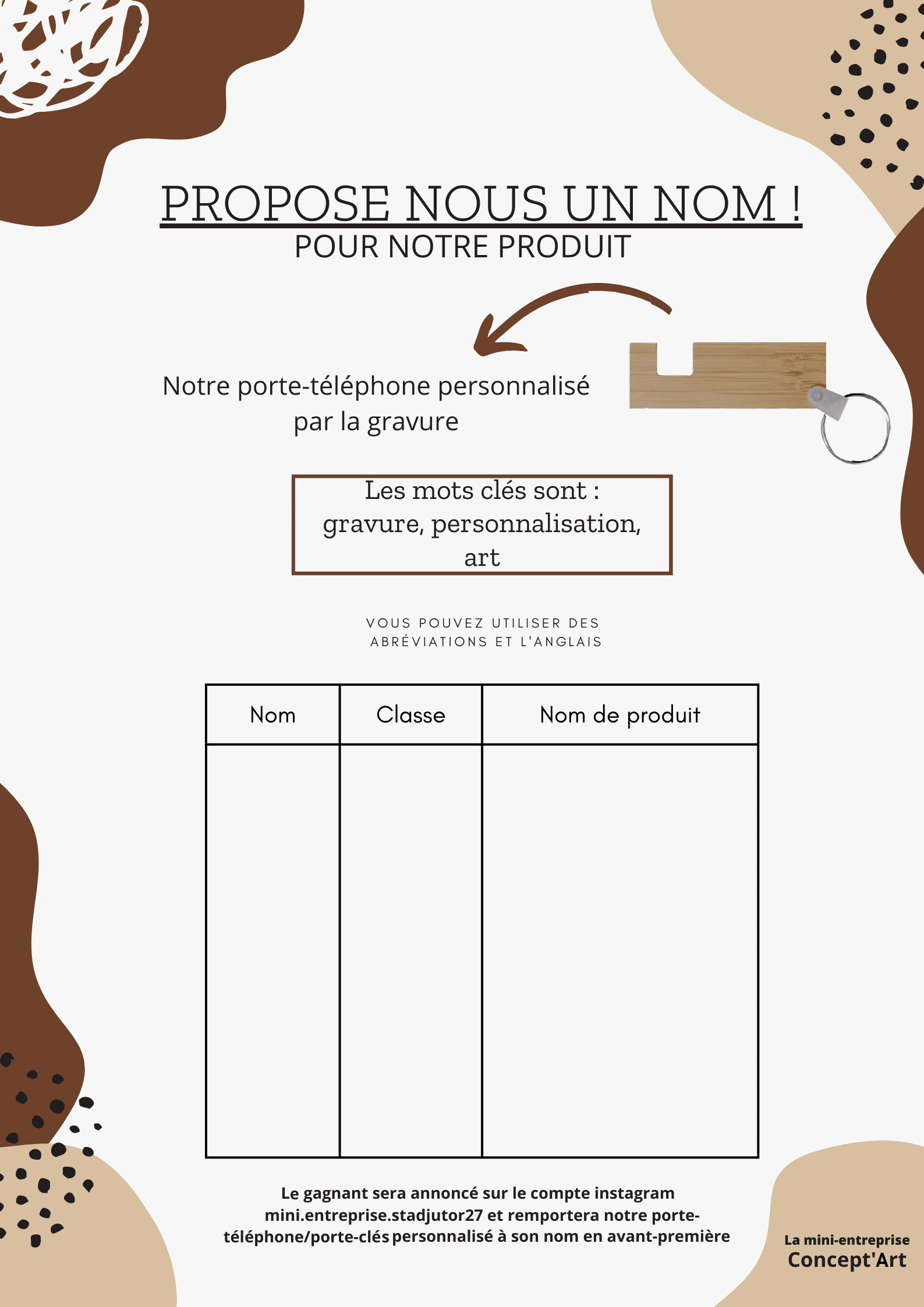 Le projet de la mini-entreprise