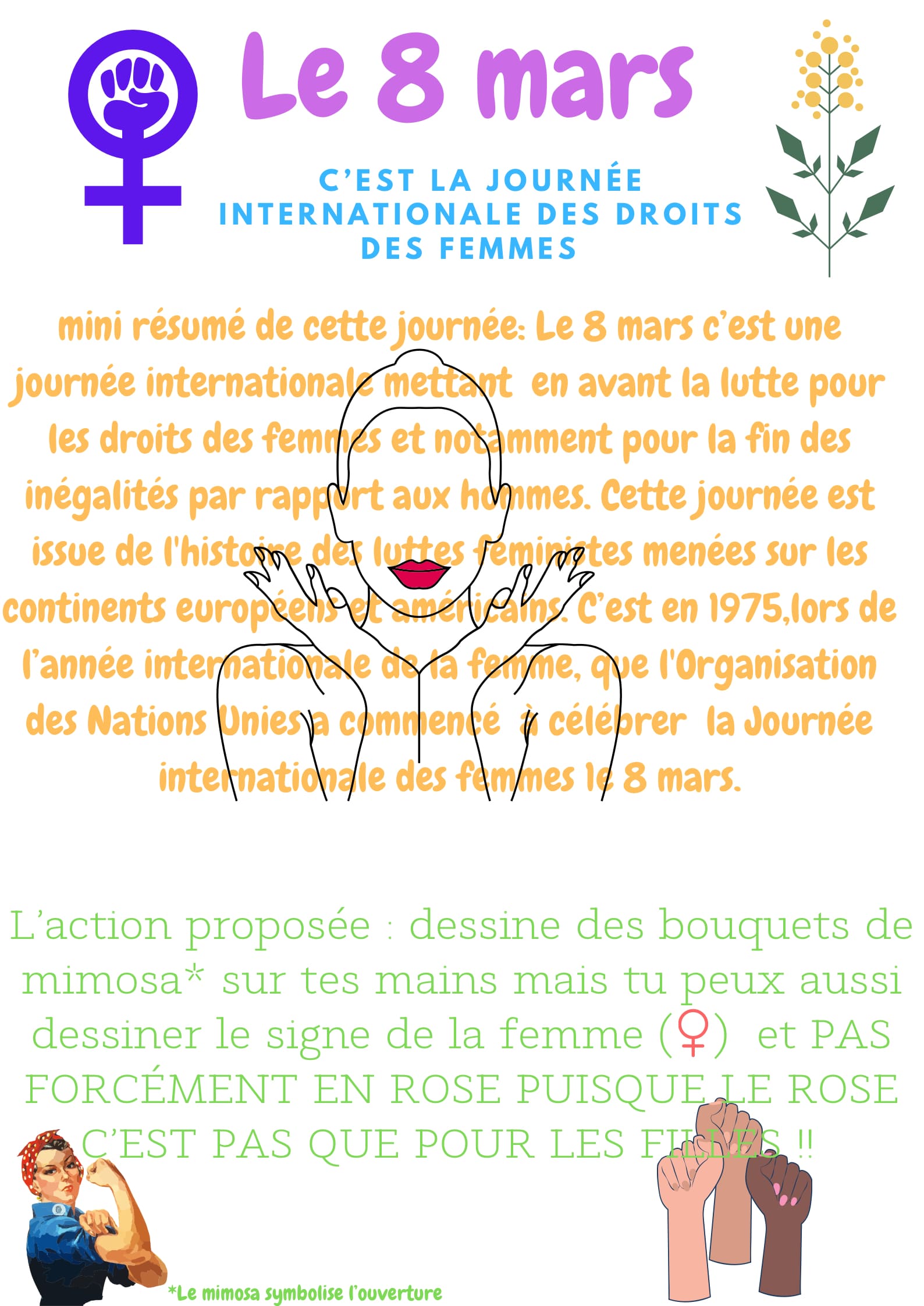 La journée internationale de la femme