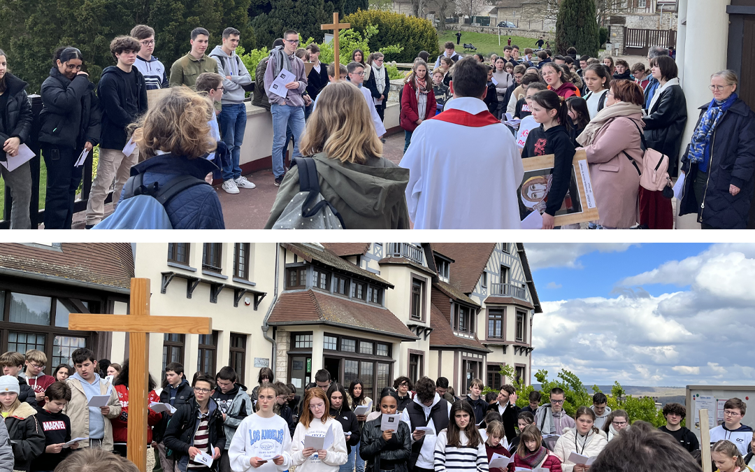 Semaine sainte avec quelques jeunes de Saint-Adjutor !