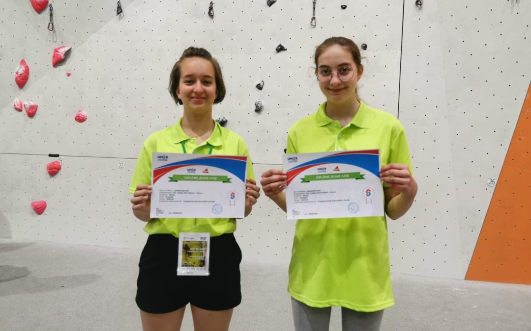 Saint-Adjutor au championnat de France UNSS d’escalade !