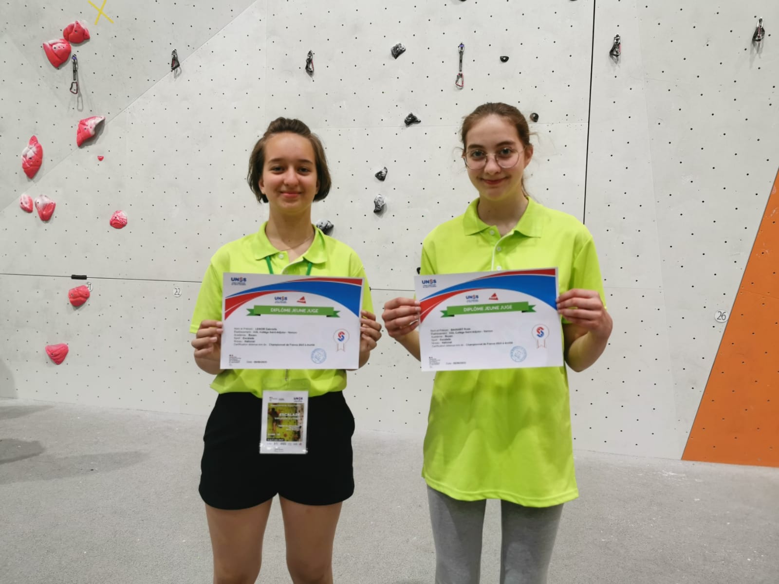 Saint-Adjutor au championnat de France UNSS d&rsquo;escalade !