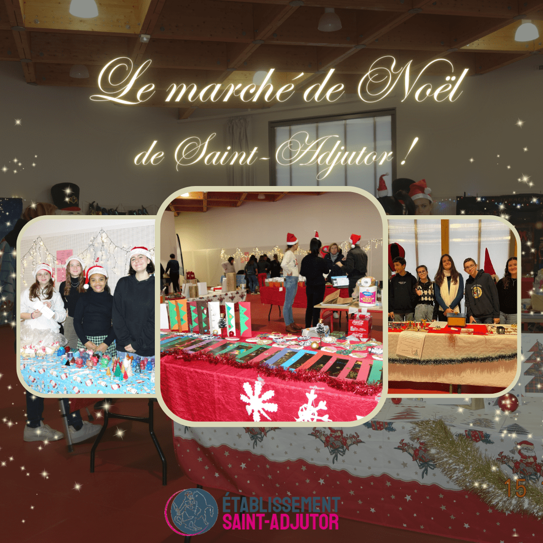 Le marché de Noël à Saint-Adjutor !