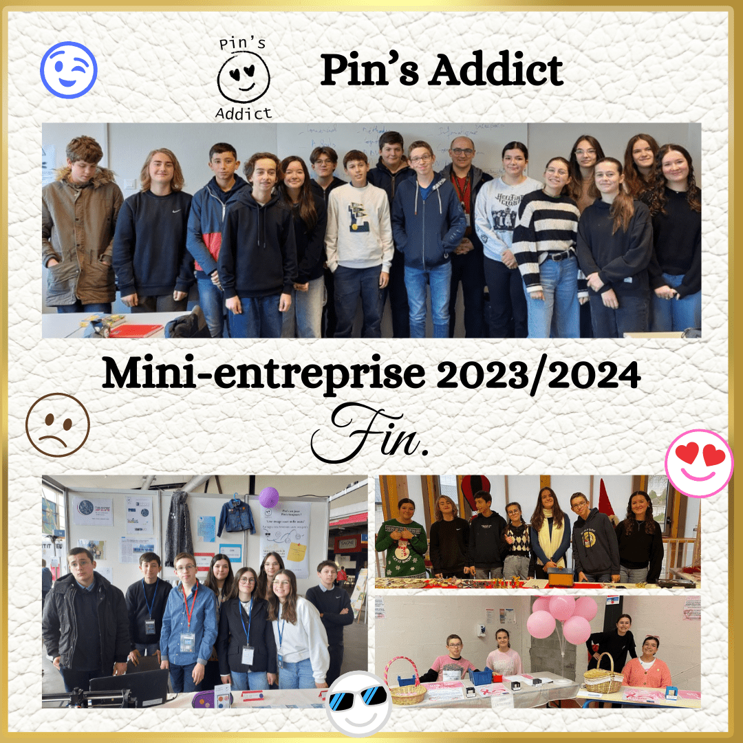 La mini-entreprise Pin&rsquo;s Addict au festival des mini-entreprises !