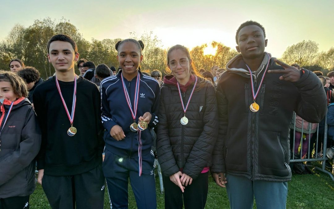 Les vainqueurs du cross district !